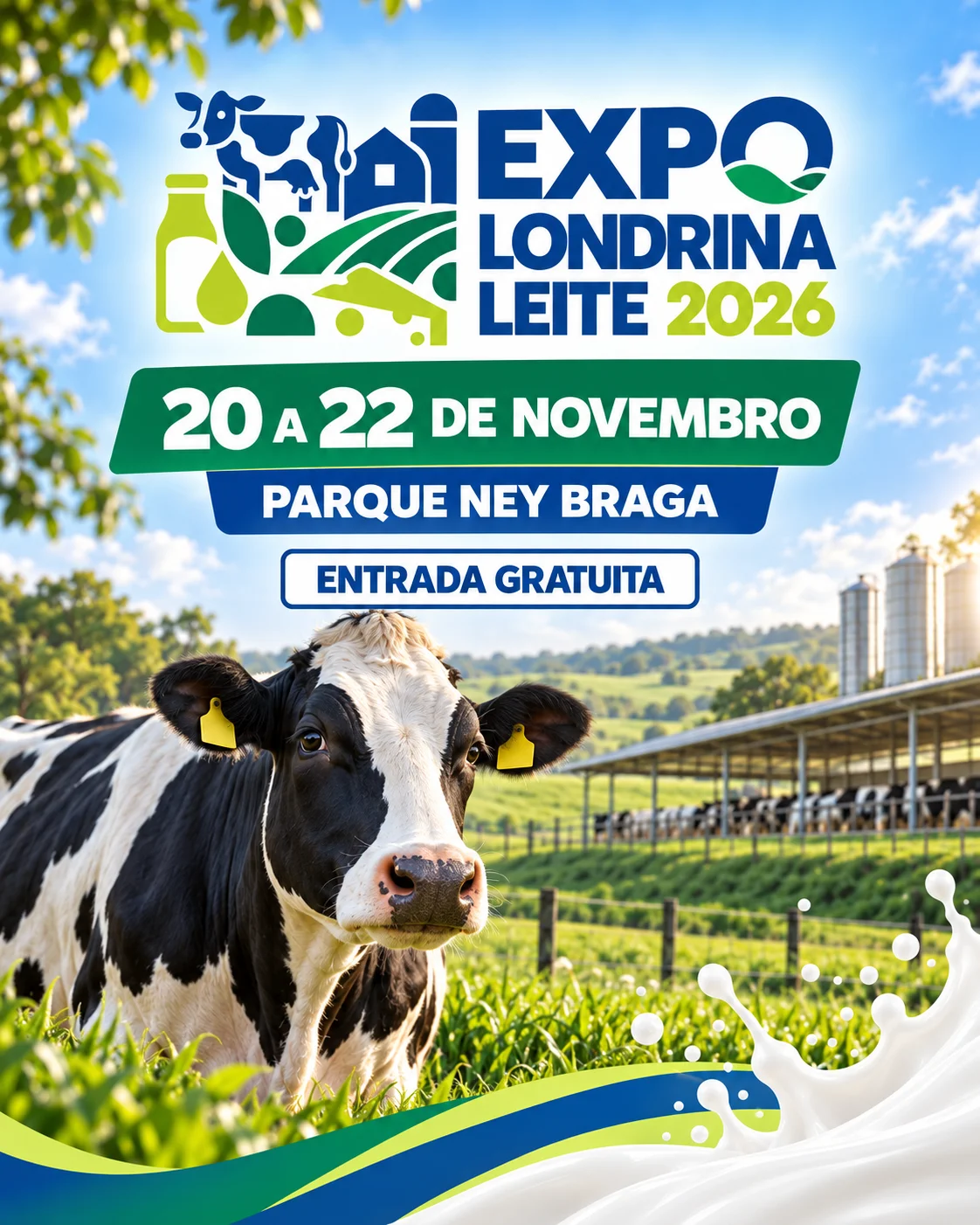 Expo Londrina Leite 2026 (Imagem IA)