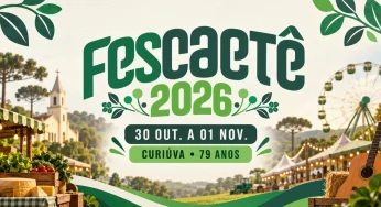 FESCAETÊ 2026: Curiúva celebra 79 anos com a programação de três dias no Paraná