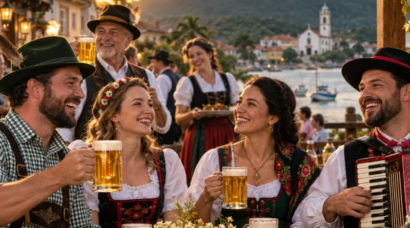 Festas Típicas de Santa Catarina 2026 (Imagem IA)