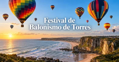 Festival de Balonismo de Torres 2027 (Imagem IA)