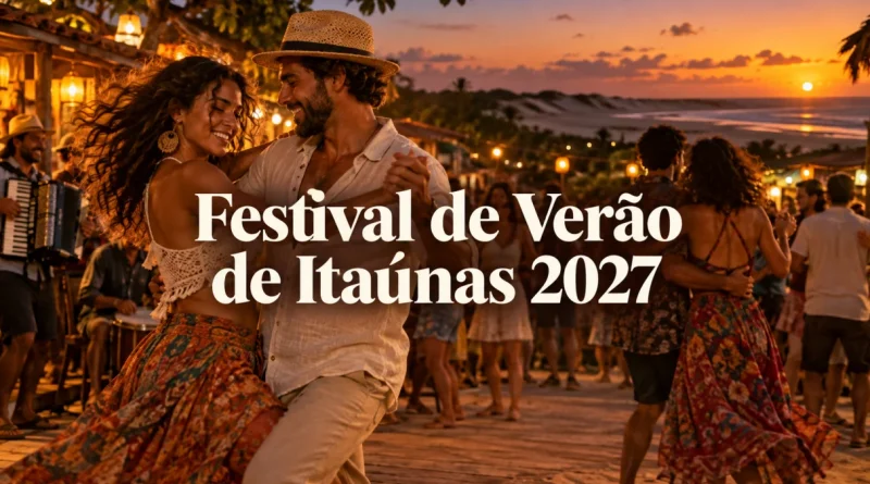 Festival de Verão Itaúnas 2027 (Imagem IA)