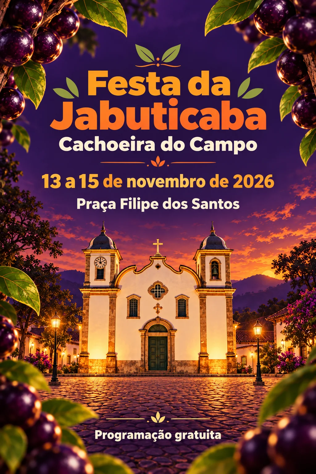 Festa da Jabuticaba 2026 (Imagem IA)