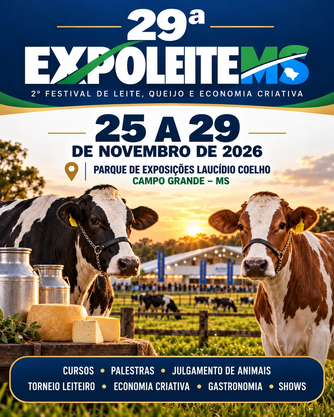 informações expoleite ms 2026