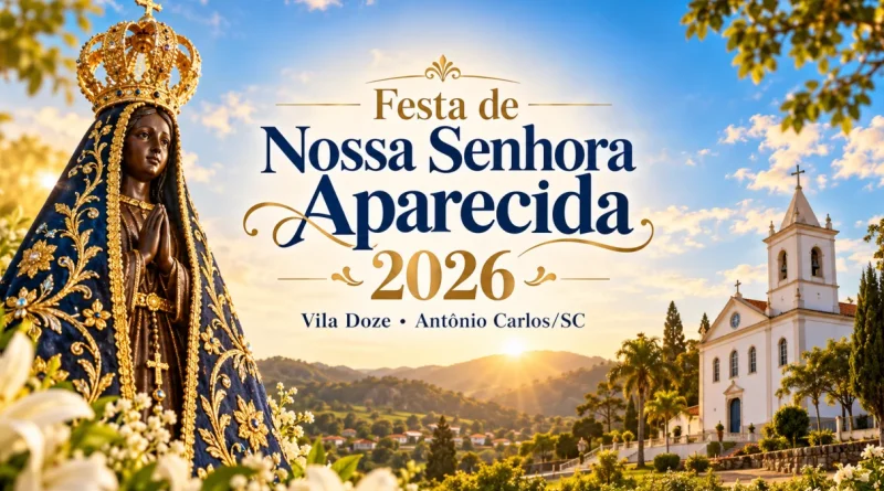 datas e atrações da festa de nossa senhora aparecida 2026