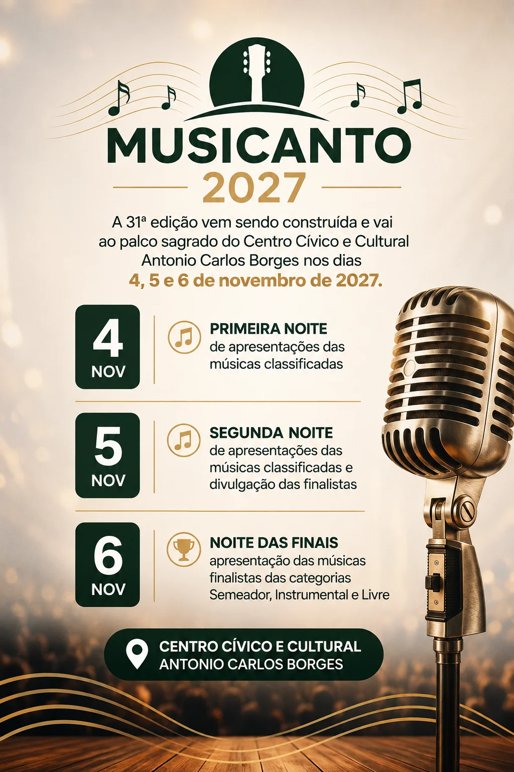 informações musicanto 2027