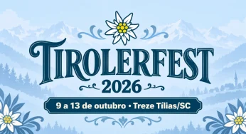 Tirolerfest 2026 celebra 93 anos da imigração austríaca com entrada gratuita em SC