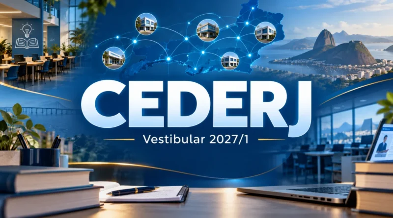 Vestibular Cederj 2027 (Imagem IA)