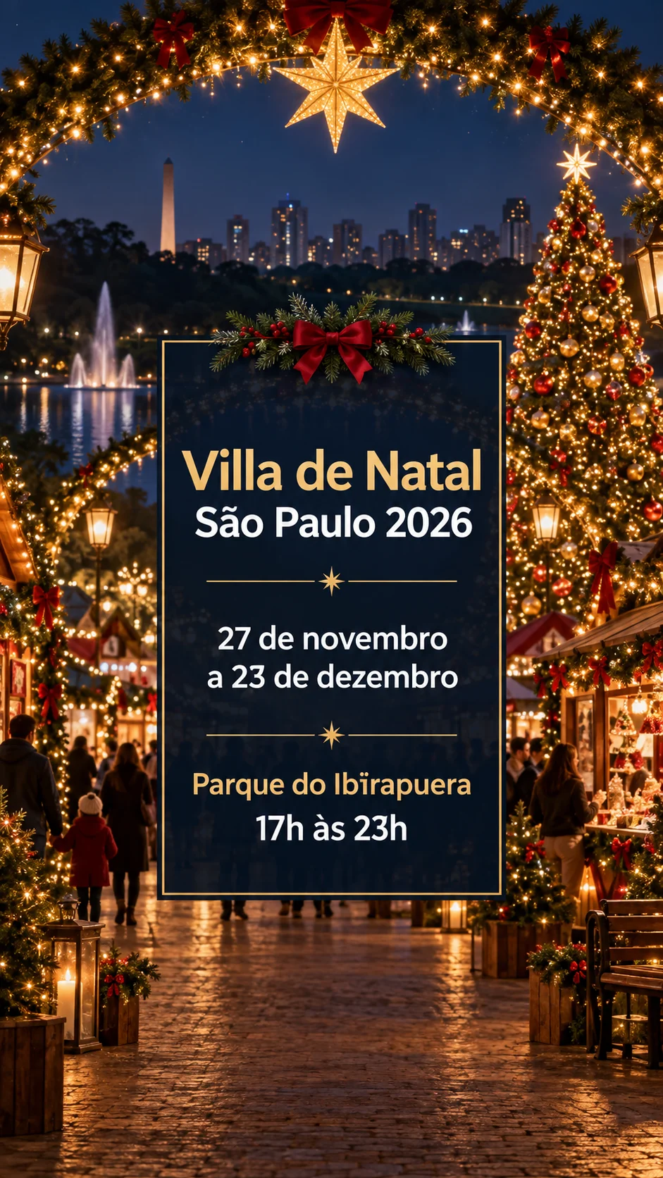Villa de Natal 2026 São Paulo (Imagem IA)