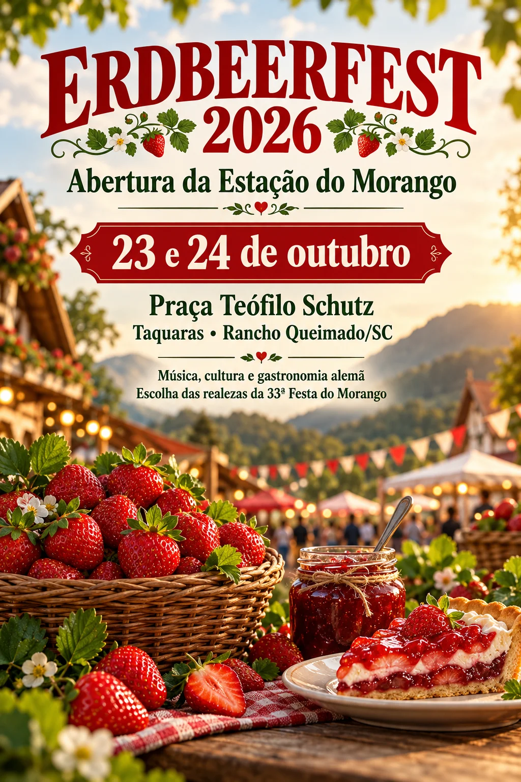 Erdbeerfest 2026 (Imagem IA)