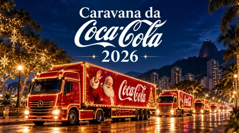 caravana natal iluminado coca-cola 2026