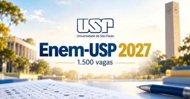 USP anuncia 1.500 vagas no Enem-USP 2027; veja como será a inscrição pela Fuvest vagas enem usp 2027