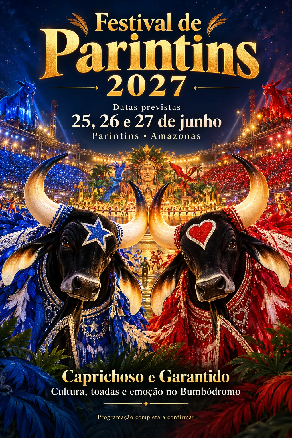 Festival de Parintins 2027 (Imagem IA)