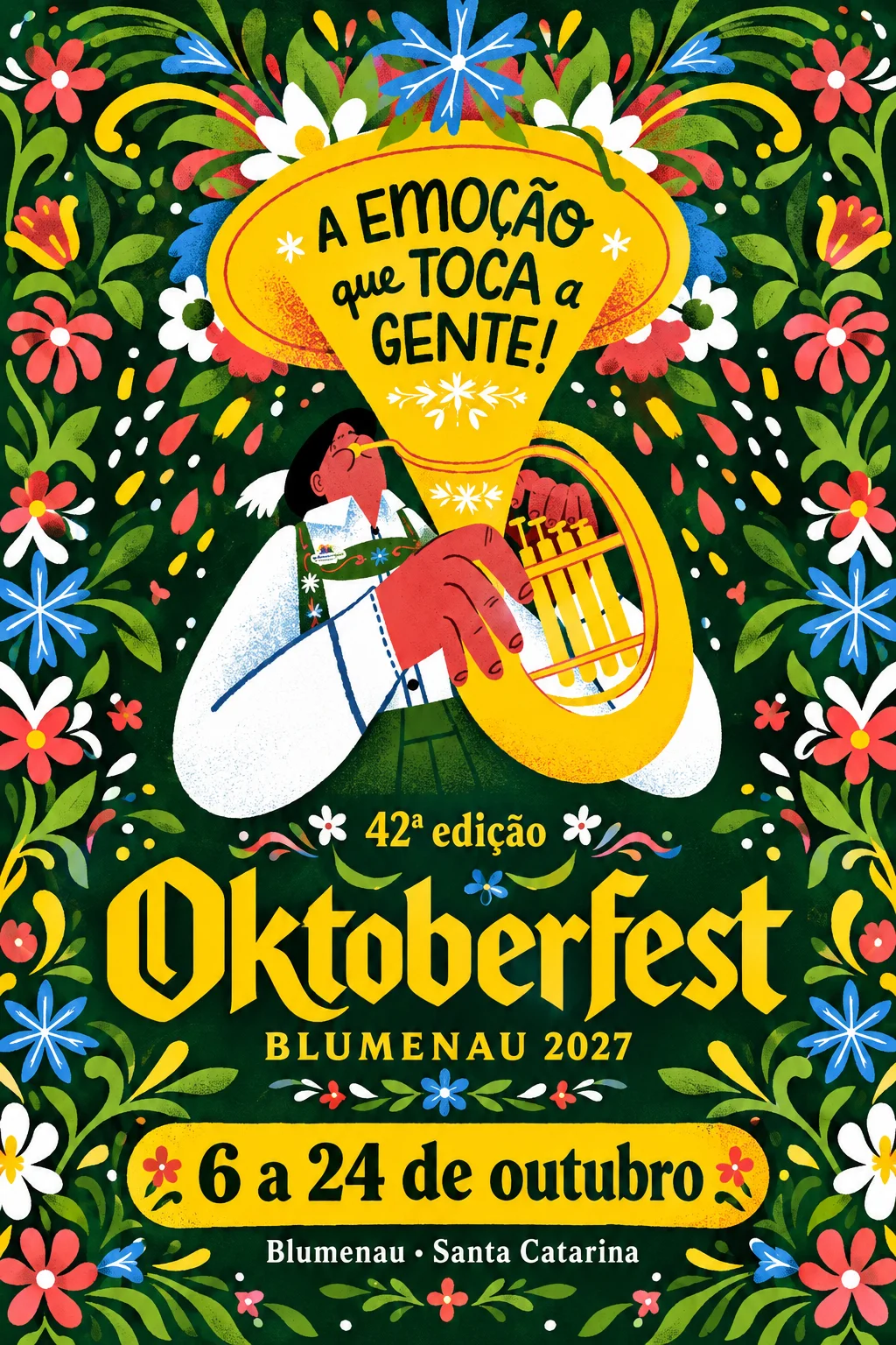 Oktoberfest Blumenau 2027 (Imagem IA)