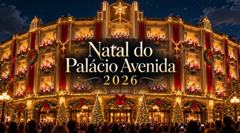 atrações natal do palácio avenida 2026